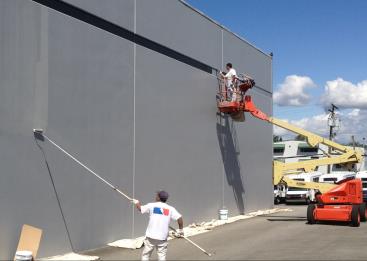 MASS Commercial/Industrial Painting Company in Worcester/Boston, Massachusetts for large commercial office buildings, industrial buildings, hotels, motels and other large buildings.